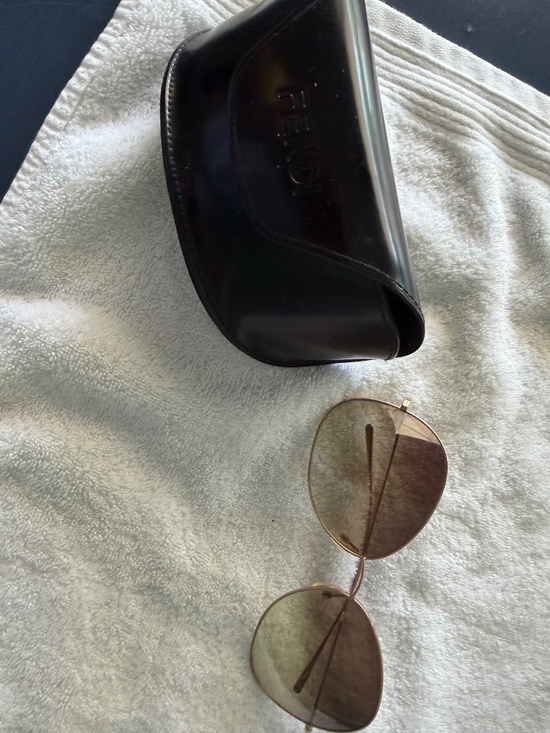 Fendi Accessories - Fendi Gold Frame oversized sunglasses